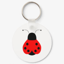 Cute Ladybug Keychain by bugspot Cute Ladybug Keychain