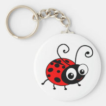 Cute Ladybug Keychains
