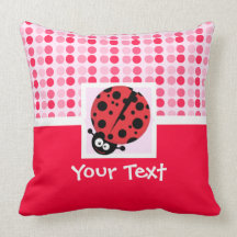 Cute Ladybug Pillow