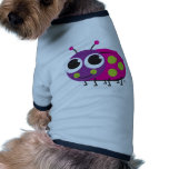 Cute Ladybug "Positive Thoughts" Doggie Tee Shirt