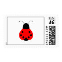 Cute Ladybug Postage Stamp