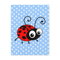 Cute Ladybug Post Card