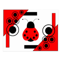 Cute Ladybug Postcard