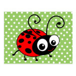 Cute Ladybug Postcard
