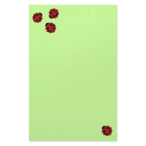 Cute Ladybug Personalized Stationery