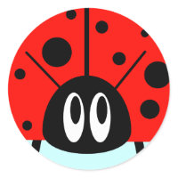 Cute Ladybug Sticker