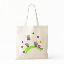 Cute Ladybugs and Flowers Bag bags