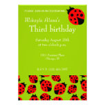 Cute Ladybugs Custom Announcement