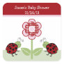 Cute Ladybugs & Flower Stickers/Envelope Seals