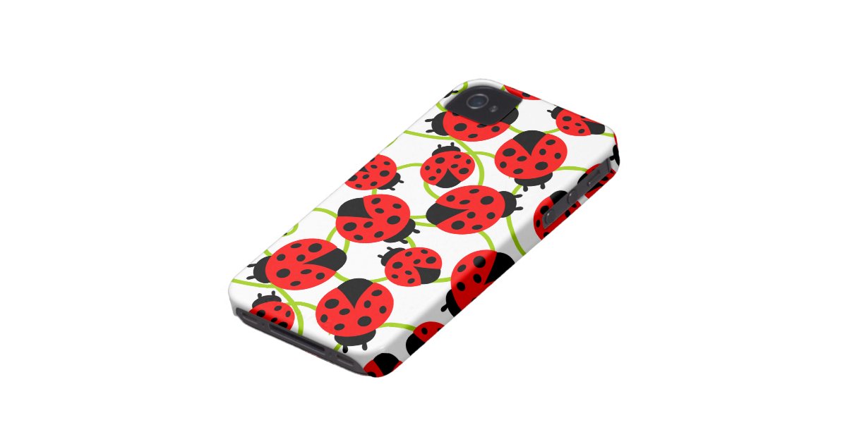 Cute Ladybugs Iphone 4 Covers Zazzle