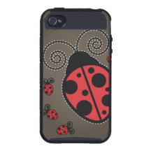 Cute Ladybugs iPhone 4 Skinit Case Case For iPhone 4