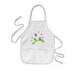Cute Ladybugs with Flowers Kids Apron