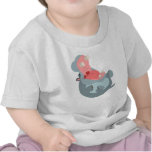 Cute Laughing Cartoon Hippo Baby T-Shirt