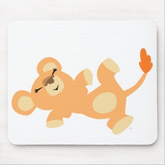 Cute Lazy Cartoon Lioness mousepad mousepad