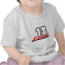 Cute, "Legal 18" design Tee Shirts