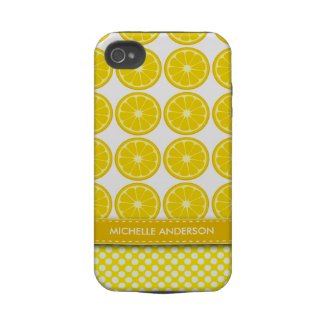 Cute Lemon Case-Mate iPhone 4 Case casemate_case