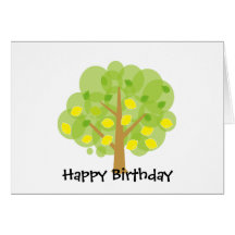 Cute Lemon Tree Card