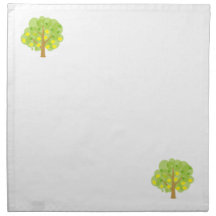 Cute Lemon Tree Napkin