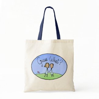 Cute Lesbian Couple Guess What bag