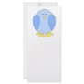 Cute Light Blue Bird Cartoon. Rack Cards