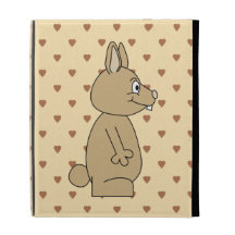 Cute Light Brown Rabbit. iPad Cases