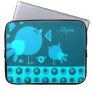 Cute lil Birdie Laptop Sleeve Blue