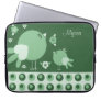 Cute lil Birdie Laptop Sleeve Green