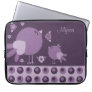 Cute lil Birdie Laptop Sleeve Purple