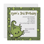 Cute Lil' Lizard Custom Invite