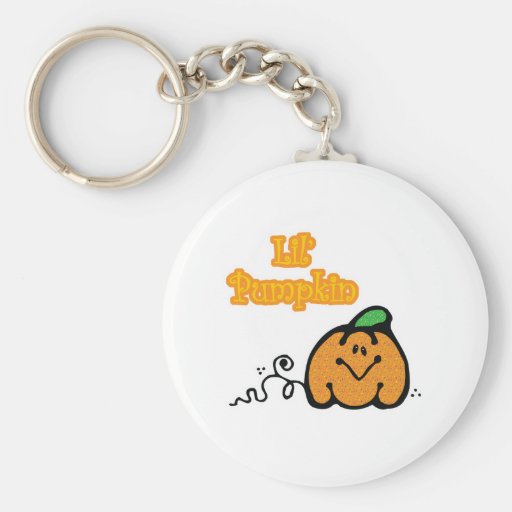 Cute Lil Pumpkin Keychain