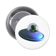Cute Lil UFO Button
