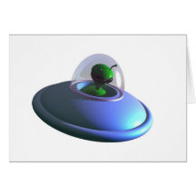 Cute Lil UFO Card