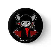 Cute Lil Vampire Bat buttons