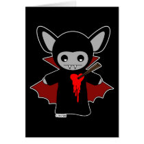 Cute Lil Vampire Bat cards by MendiSue Cute Lil Vampire Bat cards
