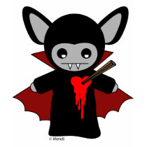 Cute Lil Vampire Bat t-shirts by MendiSue Cute Lil Vampire Bat t-shirts