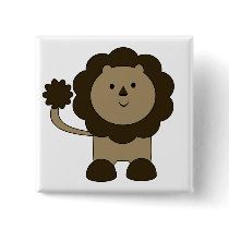 Cute Lion buttons