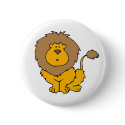 Cute Lion Button