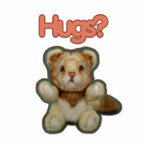 Cute Lion Hugs Photo Cutouts