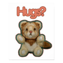 Cute Lion Hugs posters