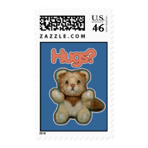 Cute Lion Hugs Stamp
