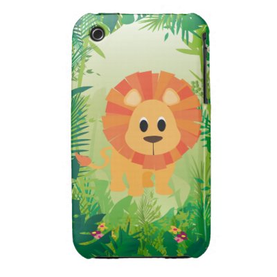 Cute Lion iPhone 3 Case