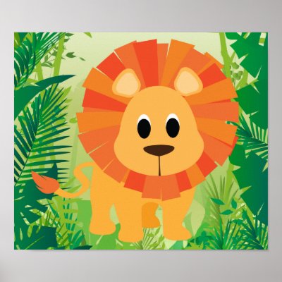 Cute Lion Posters