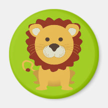 Cute Lion Refrigerator Magnets