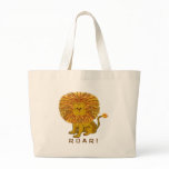 Cute Lion Tote Bag