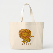 Cute Lion Tote Bag