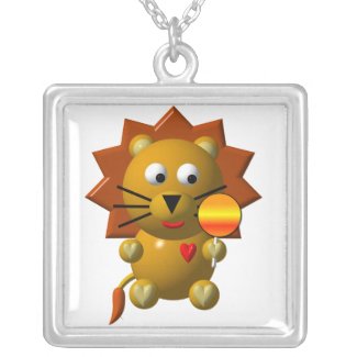 Cute lion with lollipop!