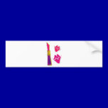 CUTE LIPSTICK MAKEUP KISSES REDS PINKS MODERN bumper stickers