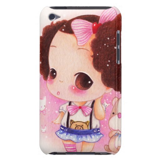 Cute little baby girl iPod touch cases