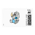 cute little baby rhino postage by doonidesignsanimals cute little baby rhino postage