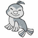 Cute Little Baby Seal embroidered shirts
